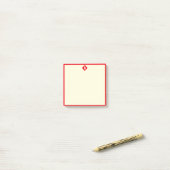 Elegant Diamond Post-it Klebezettel (Auf Schreibtisch)