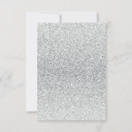 ELEGANT DIAMOND RING GLITZER UAWG EINLADUNG (Rückseite)