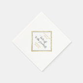 Elegant Diamond Shape Abschluss Napkin Serviette (Ecke)