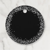 Elegant Diamonds 50. Geburtstag Danke Tag Geschenkanhänger (Rückseite)