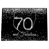 Elegant Diamonds 70 und fabelhaft Große Geschenktüte (Vorderseite)