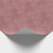 Elegant Dirty Blush Pink Snowflake Weihnachtsgesch Geschenkpapier (Ecke)