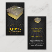 Elegant discount/Kupon/gift card/promotion Rabattkarte (Vorne/Hinten)