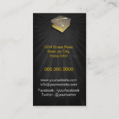 Elegant discount/Kupon/gift card/promotion Rabattkarte (Rückseite)
