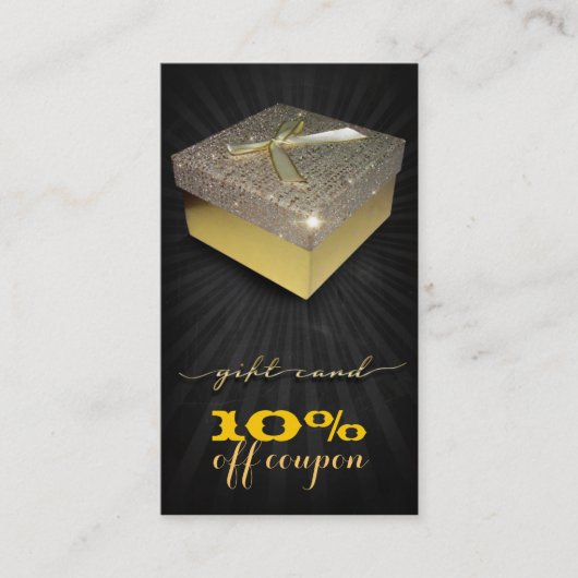 Elegant discount/Kupon/gift card/promotion Rabattkarte (Vorderseite)