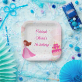 Elegant Disney princess birthday Pappteller (Party)