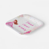 Elegant Disney princess birthday Pappteller (Gewinkelt)