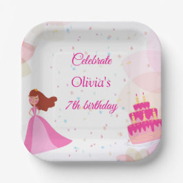 Elegant Disney princess birthday Pappteller