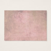 Elegant Distressed Date Night Suggestions Card (Rückseite)