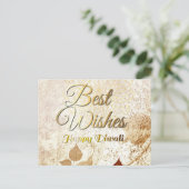 Elegant Diwali Postcard | Festival der Lichter Postkarte (Stehend Vorderseite)