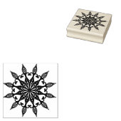 Elegant DIY Scrapbooking Journaling Mandala Yoga Gummistempel (Stempel)