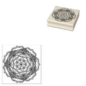 Elegant DIY Scrapbooking Journaling Mandala Yoga Gummistempel (Stempel)