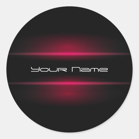 Elegant DJ Sticker (Vorderseite)