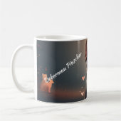 Elegant Doberman Pinscher Silhouette Mug – Persona Kaffeetasse (Links)