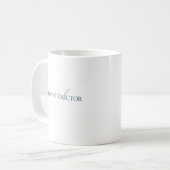 Elegant Doctor Kaffeetasse (Vorderseite Links)