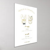 Elegant Dog | Bride & Groom Signature Drink Poster (Ablage )
