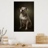 Elegant Dog Silhouette Poster (Küche)