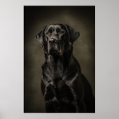 Elegant Dog Silhouette Poster (Vorne)