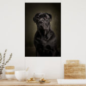 Elegant Dog Silhouette Poster (Küche)