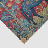 Elegant Donkey William Morris Inspiriert Gemustert Seidenpapier (Ausschnitt)