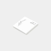 Elegant Doodle Branch Post-it-Notizen Post-it Klebezettel (angewinkelt)