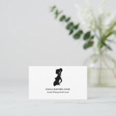 Elegant Doula Midfrau Birth Coach Visitenkarte (Stehend Vorderseite)