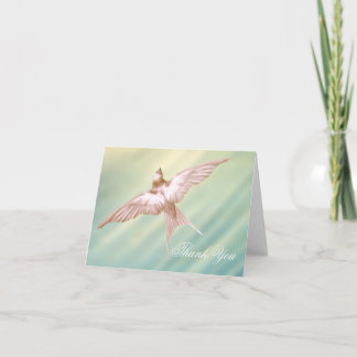 Elegant Dove Beerdigung Dankeschön Karten