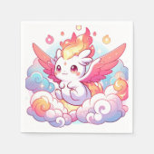 Elegant Dragon Baby Shower Serviette (Vorderseite)