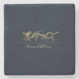 Elegant Dragon Steinuntersetzer