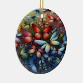 Elegant Dragonflies Keramik Ornament (Rechts)