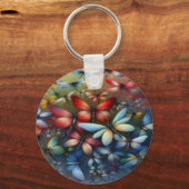 Elegant Dragonflies Keychain Schlüsselanhänger (Vorderseite)