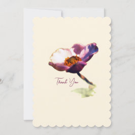 Elegant Dream Flowers – Fantasy Nature Thank You Feiertagskarte