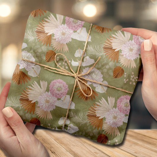 Elegant Dry Palms Seidenpapier