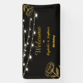 Elegant Dual Birthday Soiree Banner (Vertikal)