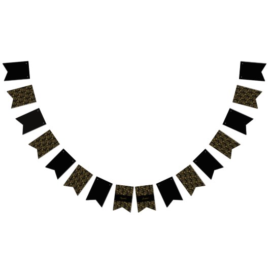 Elegant Dual Birthday Soiree Wimpelkette (Alle)