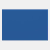 Elegant dunkelblau Minimalistisch und elegant Geschenkpapier Set (Vorderseite)