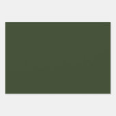 Elegant dunkelgrau Minimalistisch und elegant Geschenkpapier Set (Vorderseite)