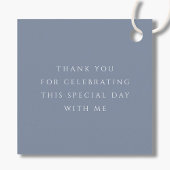 Elegant Dusty Blue Cross Boy Erste Kommune Geschenkanhänger