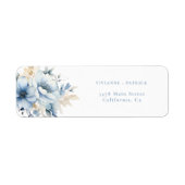 Elegant Dusty Blue Floral Spring Bloom Wedding (Vorne)
