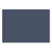 Elegant Dusty Blue Gray Wedding Tischnummer (Rückseite)