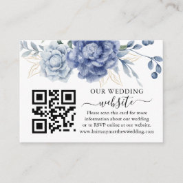 Elegant Dusty Blue Greenerity Hochzeitsstipps Encl Begleitkarte