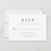 Elegant Dusty Blue Religious Cross Boy Taufe RSVP Karte (Vorderseite)