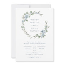 Elegant Dusty Blue Wedding