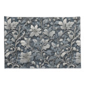 Elegant dusty blue white grau kissenbezug (Rückseite-Rechts)