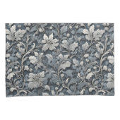 Elegant dusty blue white grau kissenbezug (Vorderseite-Rechts)