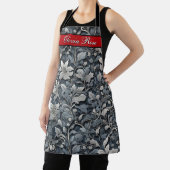 Elegant dusty blue white grau schürze (InSitu)