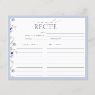 Elegant Dusty Blue Wildblume Brautparty Rezept