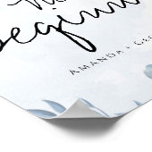 Elegant Dusty Blumen Frische Pasta machen Poster (Ecke)