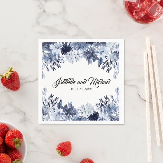 Elegant Dusty Personalisiert Serviette (Beispiel)