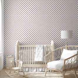 Elegant Dusty Pink Polka Dots Tapete